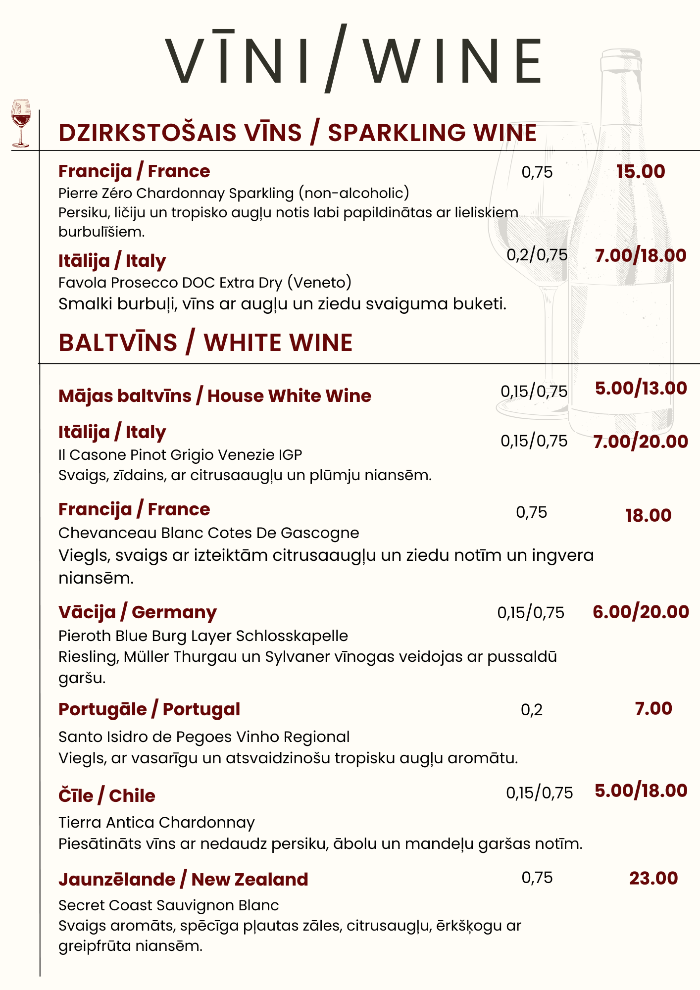 Menu Page 26