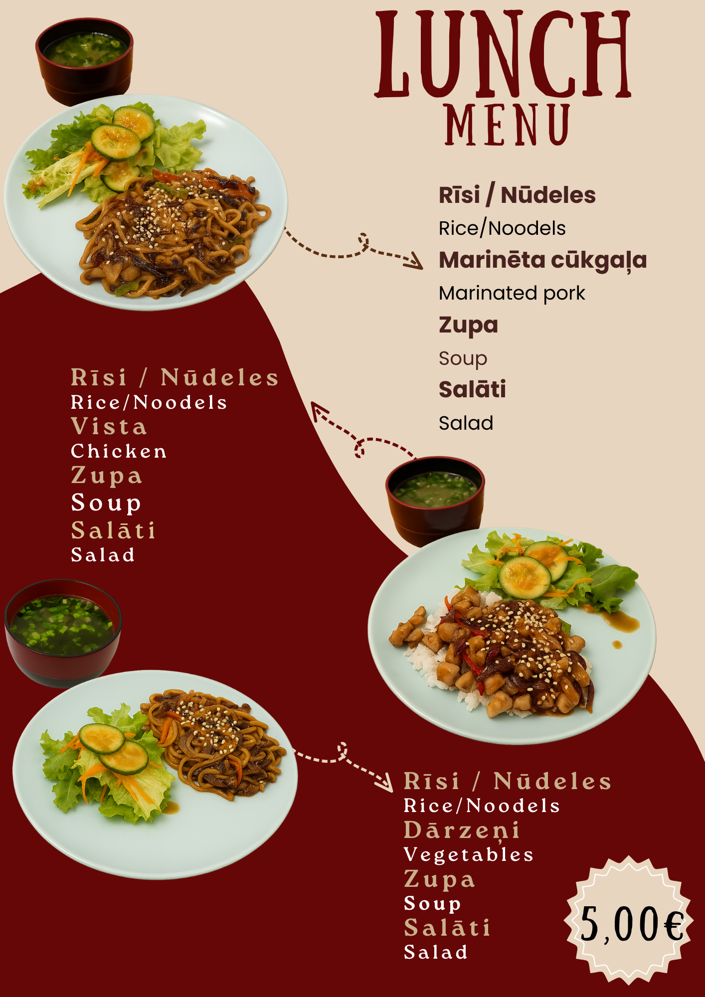 Menu Page Lunch